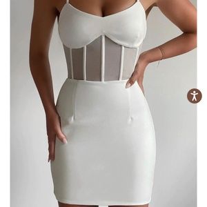 Boem- ONYX MINI DRESS- white- Small